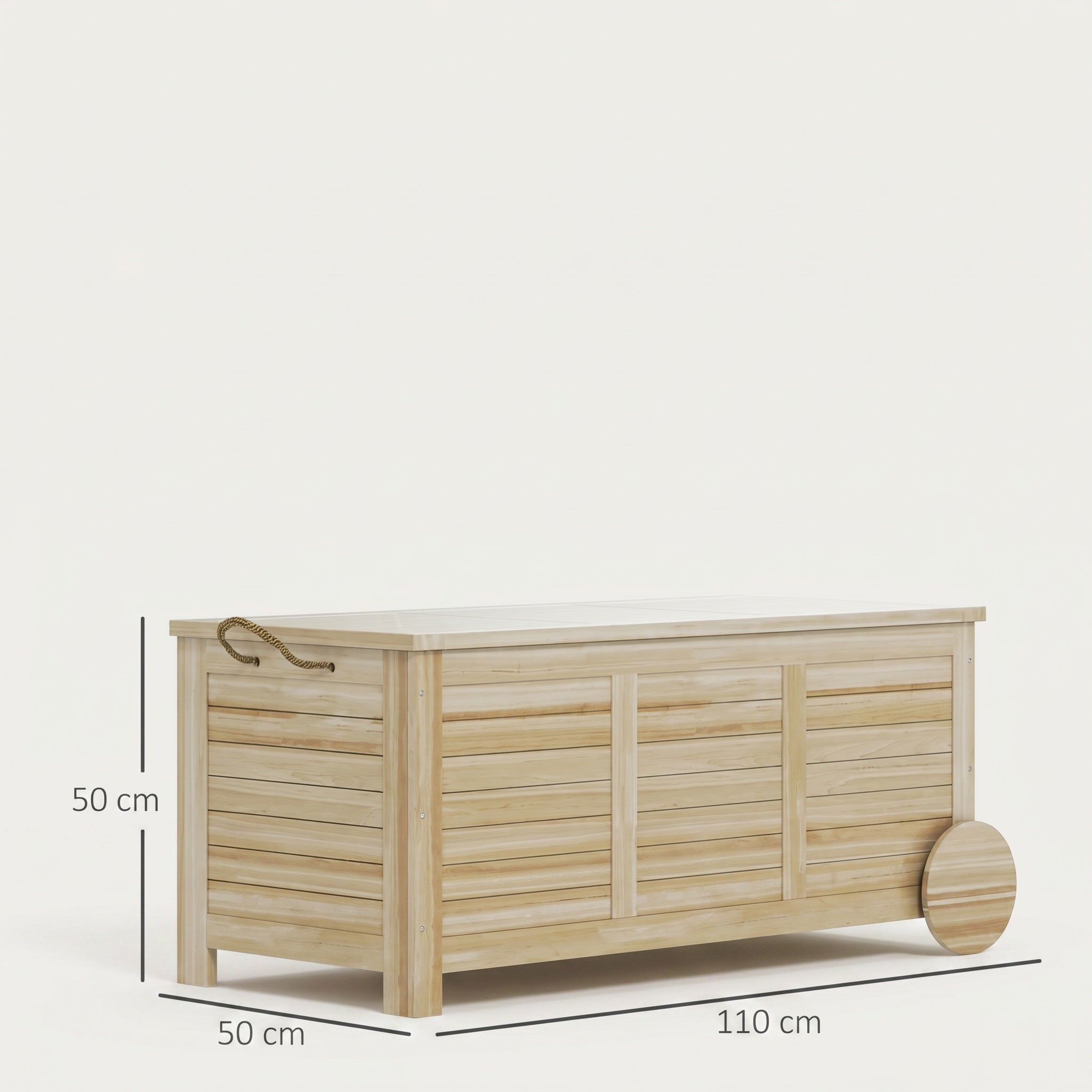 Coffre de rangement en bois de sapin