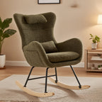 Versatile Lounge Chair, Rocking Chair, Relaxing Rocking Chair – Perfect for Garden, Living Room, Patio, and Balcony – Modern and Sleek Design