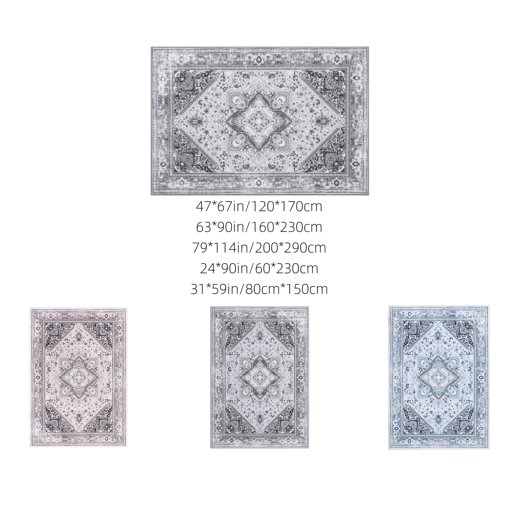 Tapis Oriental Gris