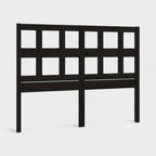 Tête de lit Noir 165, 5x4x100 cm Bois massif de pin