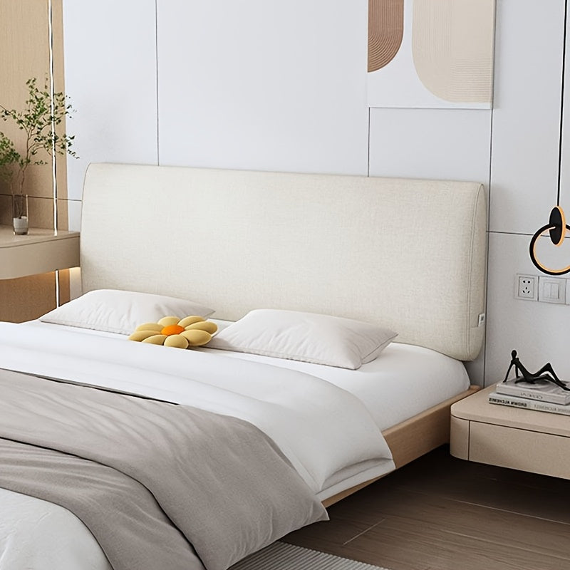 Modern Upholstered Headboard & Wall-Mounted Pillow Cushion with Removable Washable Cover - No Tools Needed, Medium Soft Polyurethane Foam, Multi-functional Backrest For Bed, Sofa, Machine Washable, Durable & Comfortable, Bed