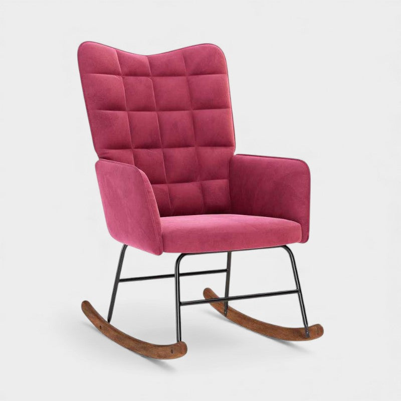 Fauteuil à Bascule Rouge