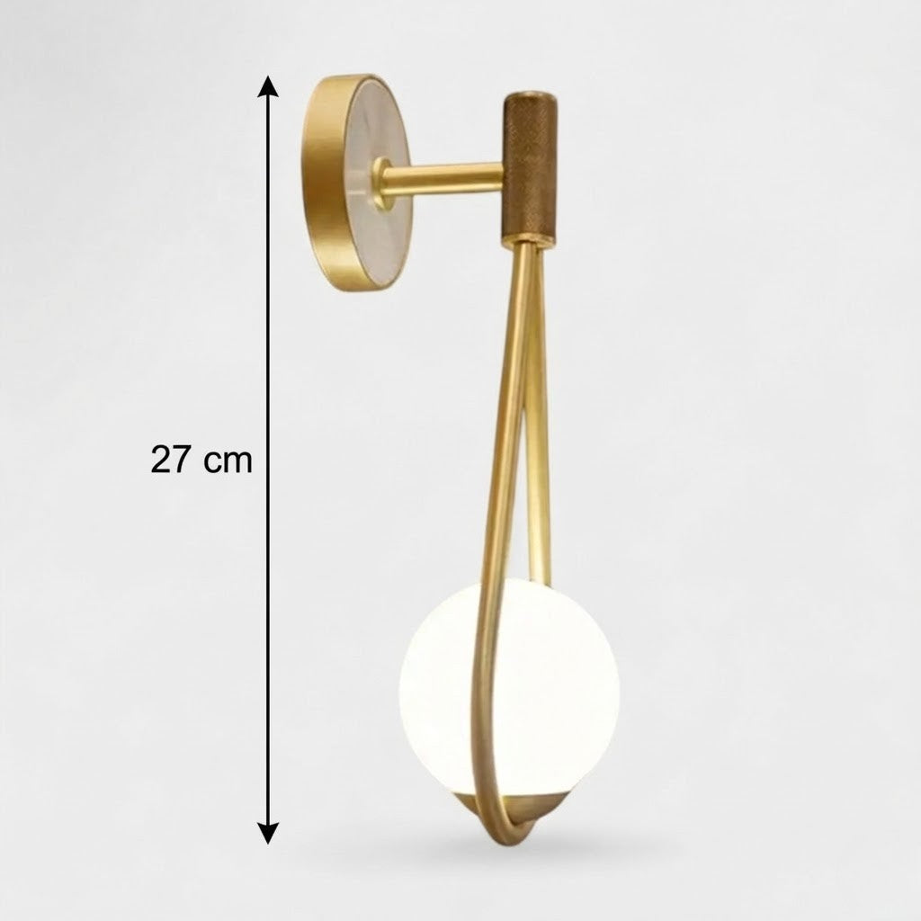 Applique Murale Géométrique Dorée