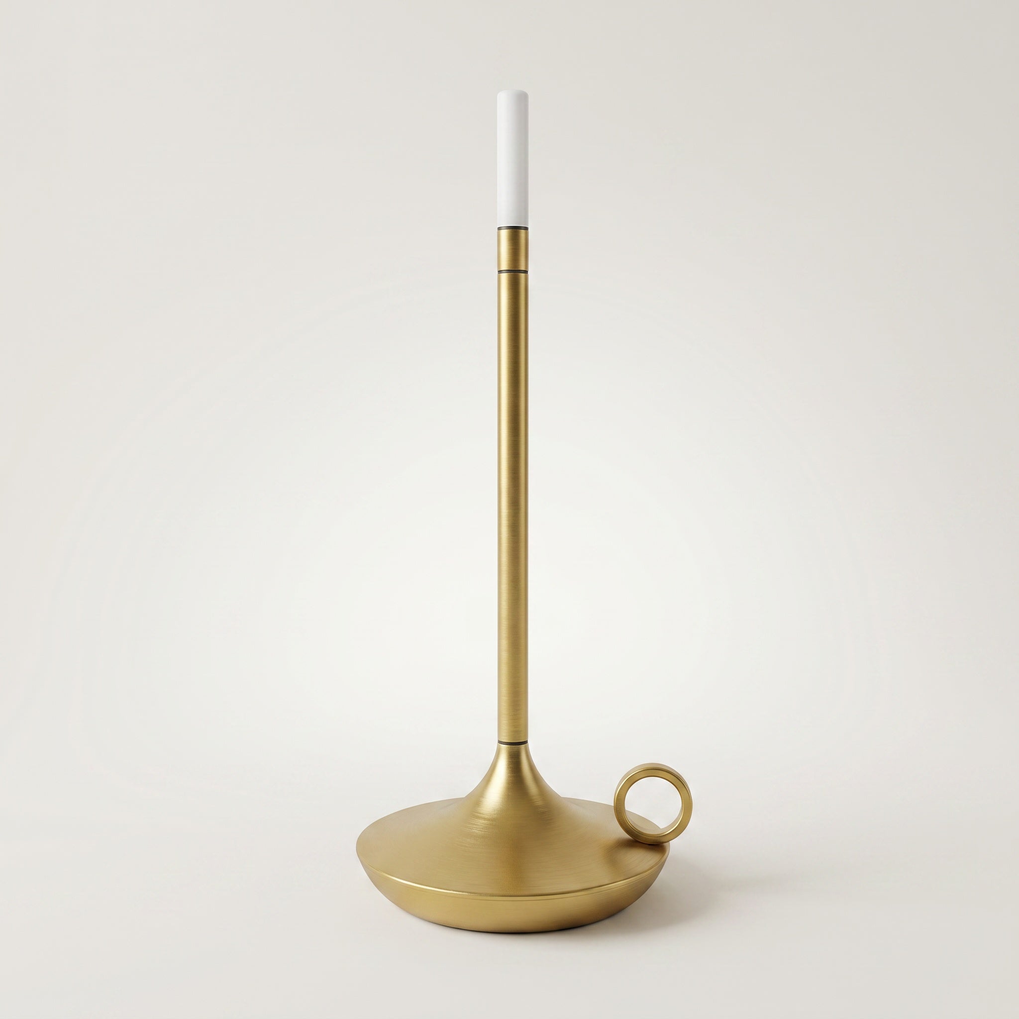 Lampe de table LED candle design dorée