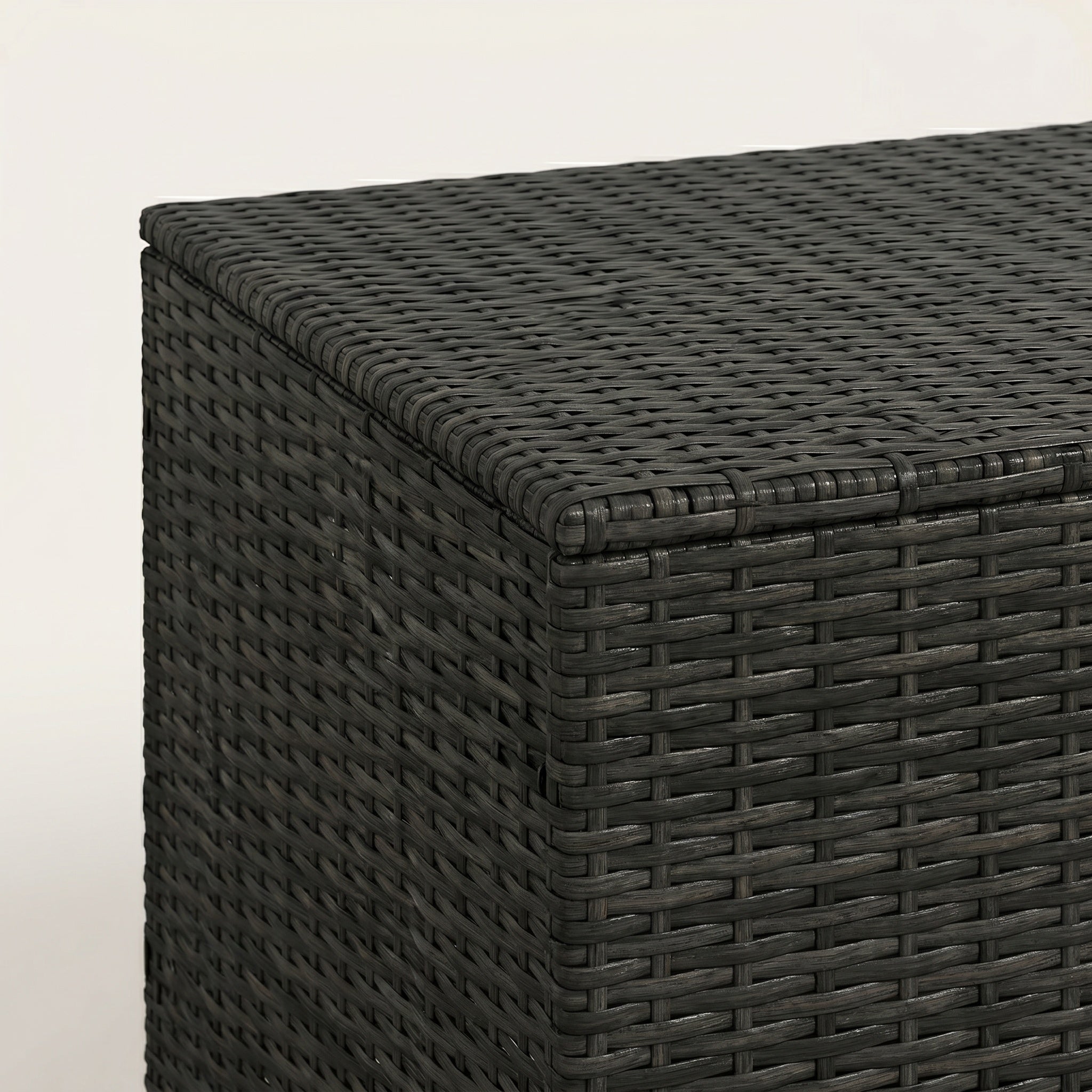 Coffre de rangement tressé
