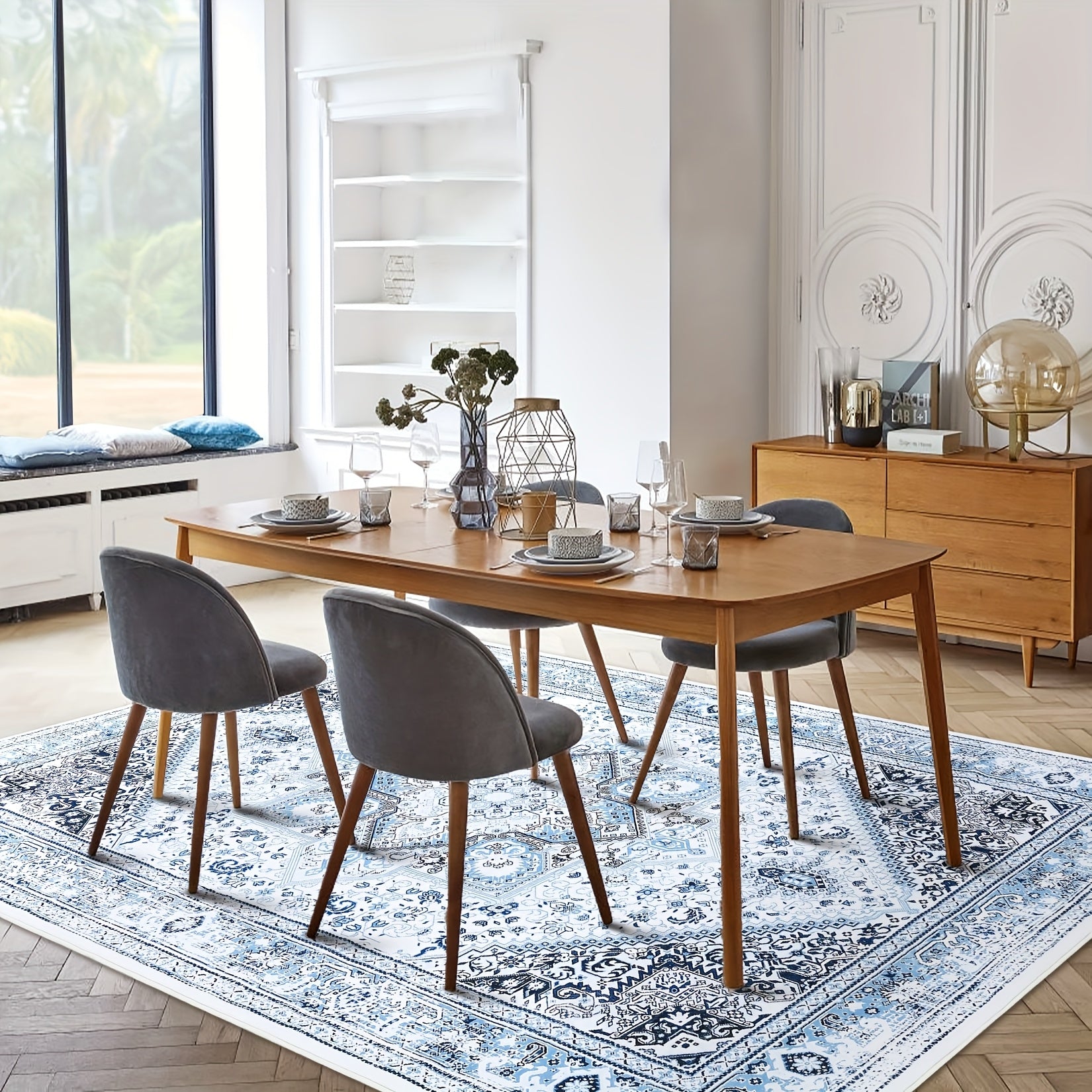 Tapis Oriental Médaillon