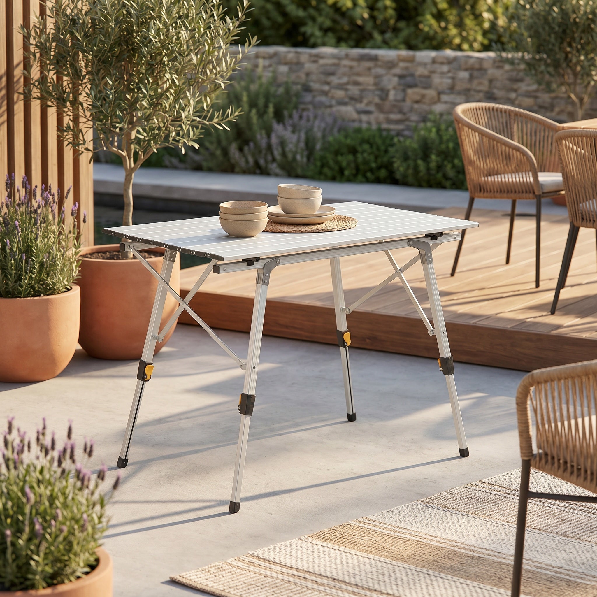 Table pliante nomade
