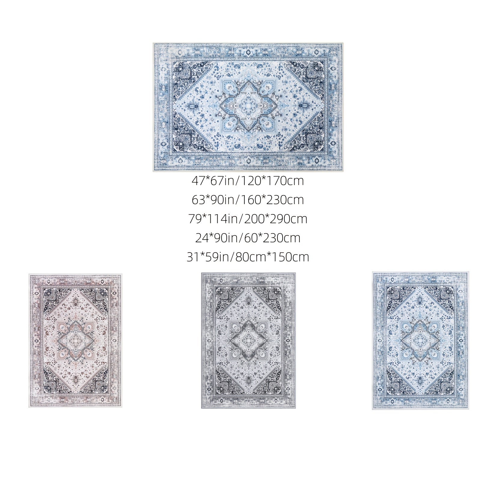 Tapis Oriental Médaillon