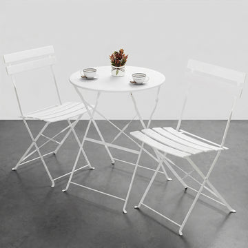Salon bistrot pliant 2 places