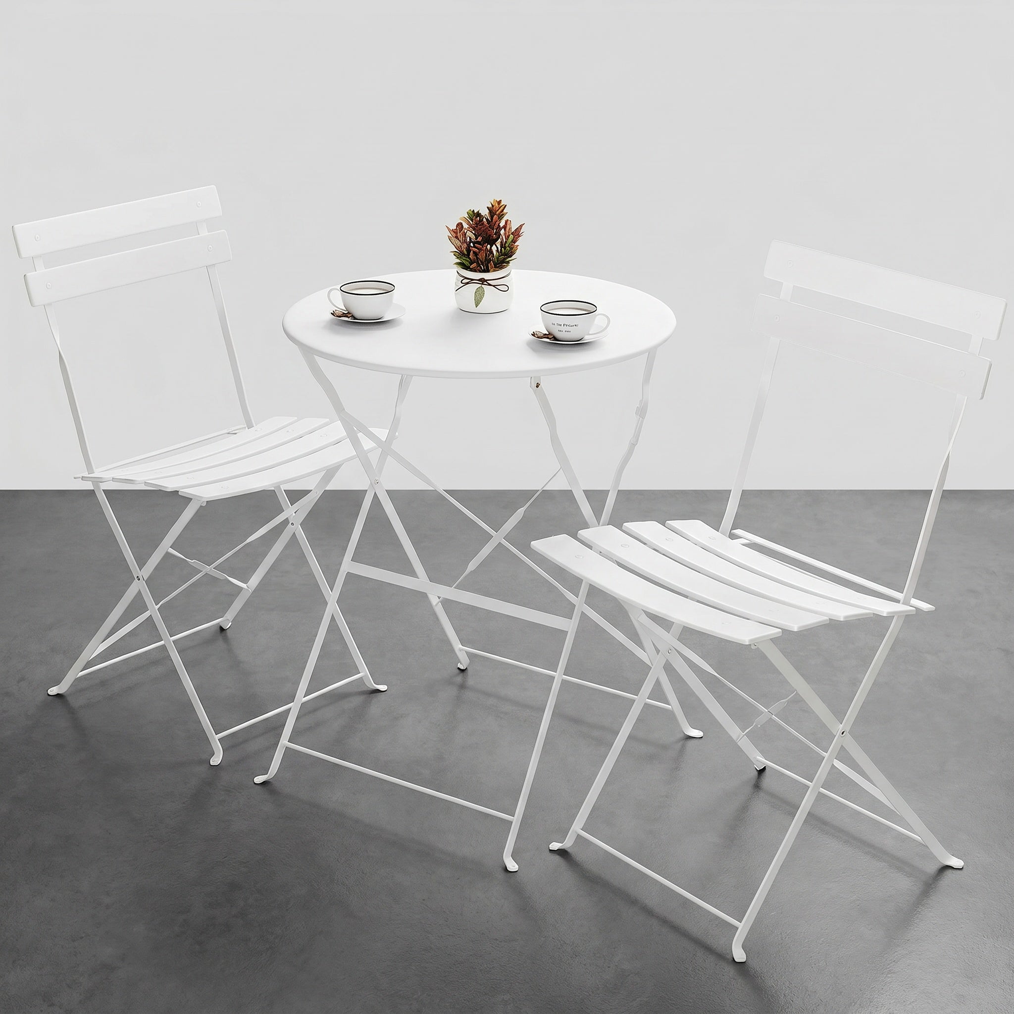 Salon bistrot pliant 2 places