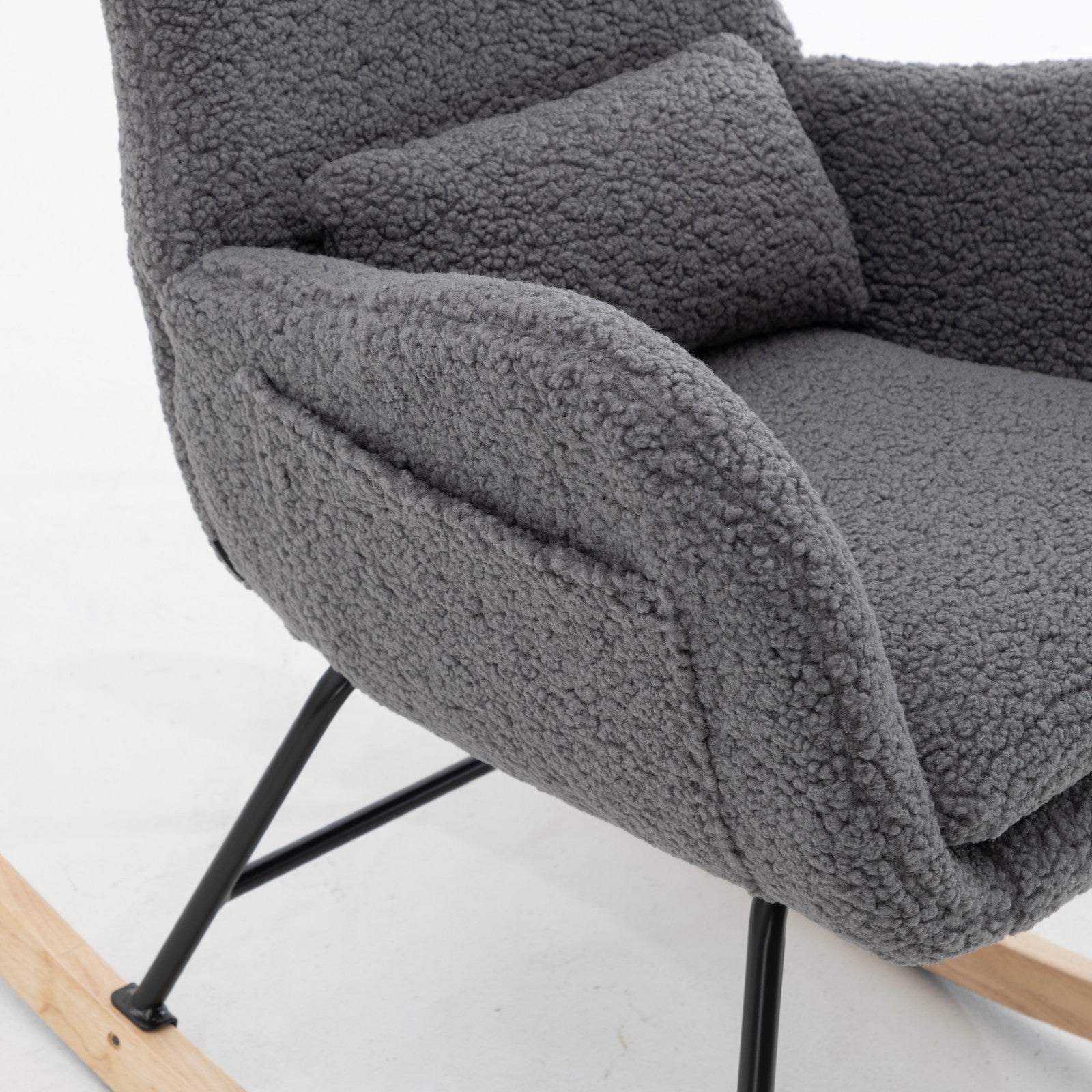 Versatile Lounge Chair, Rocking Chair, Relaxing Rocking Chair – Perfect for Garden, Living Room, Patio, and Balcony – Modern and Sleek Design