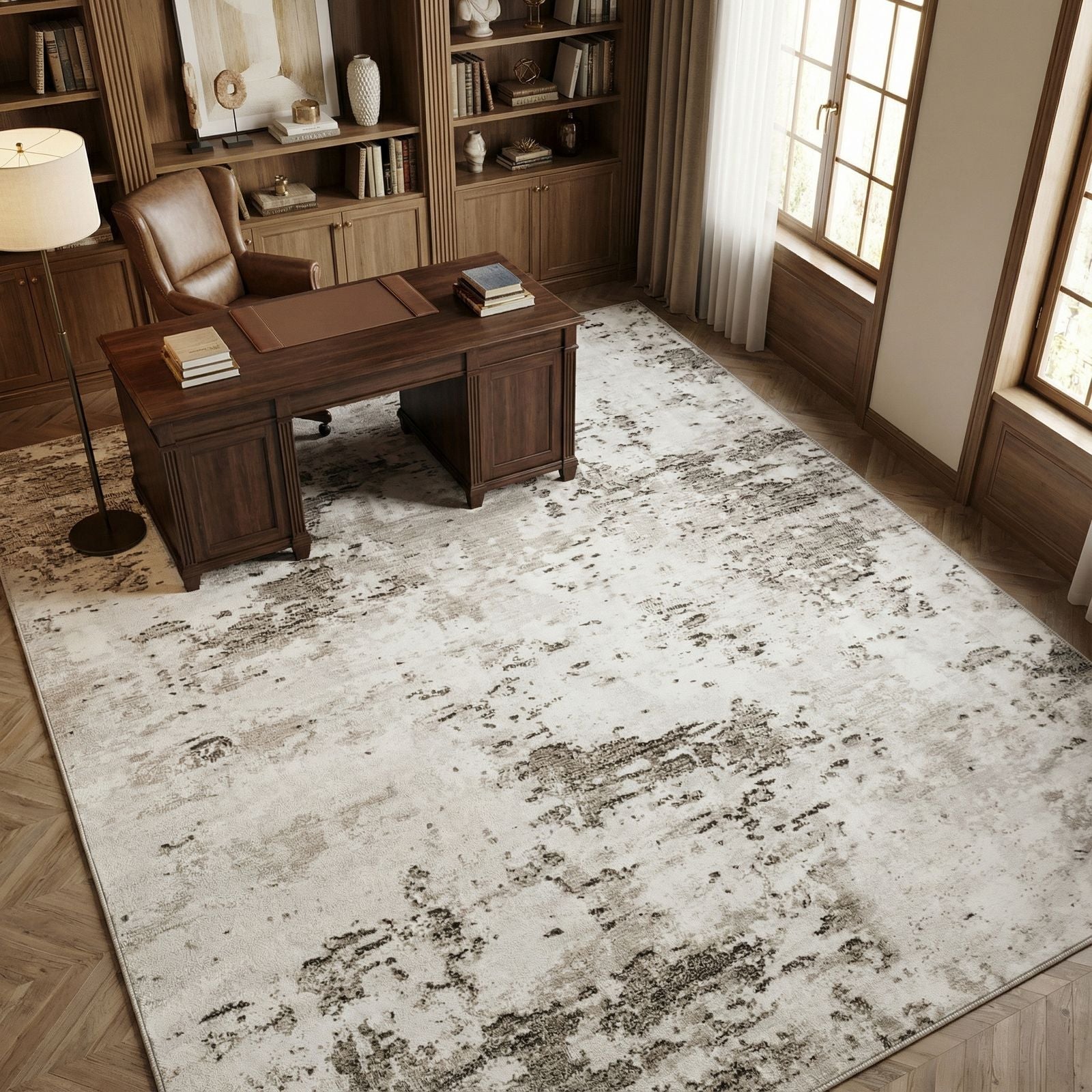 Tapis Salon Motif Abstrait