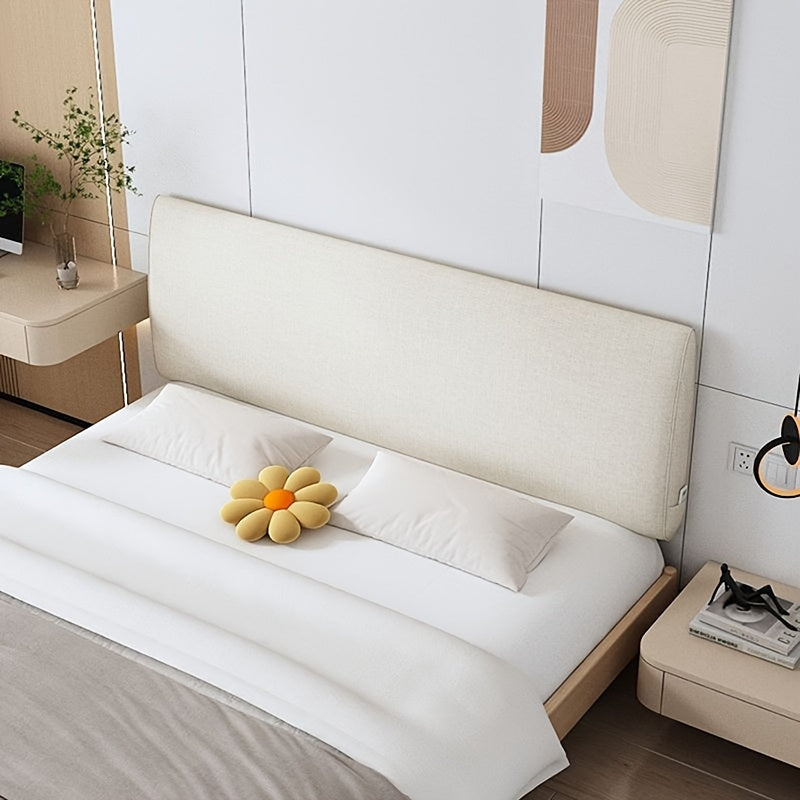 Modern Upholstered Headboard & Wall-Mounted Pillow Cushion with Removable Washable Cover - No Tools Needed, Medium Soft Polyurethane Foam, Multi-functional Backrest For Bed, Sofa, Machine Washable, Durable & Comfortable, Bed