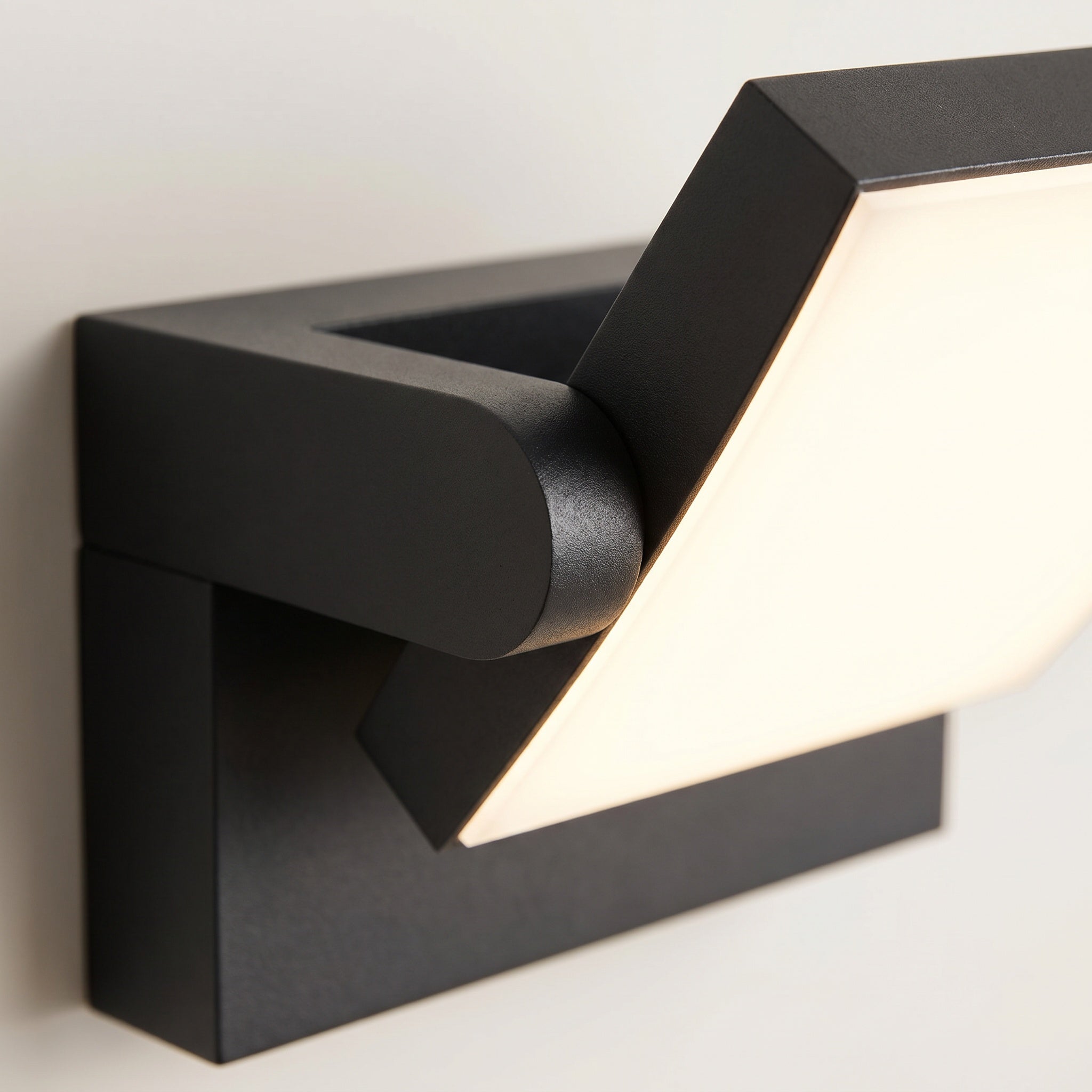 Applique murale LED orientable noir