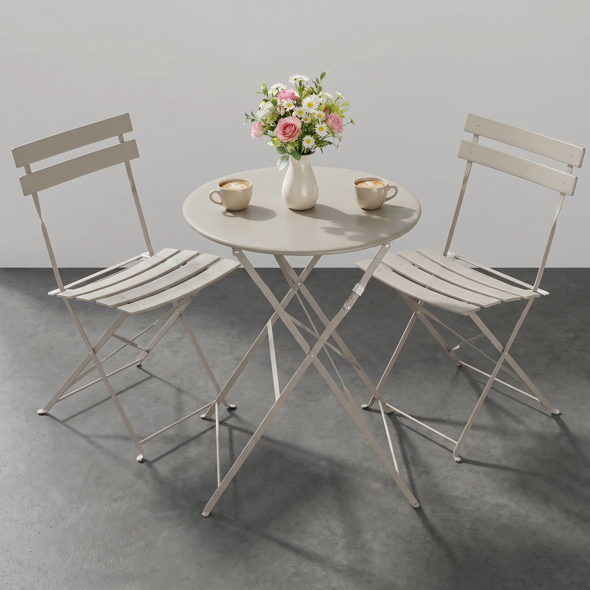 Salon bistrot pliant 2 places