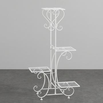 Étagère pour plantes en métal style rétro