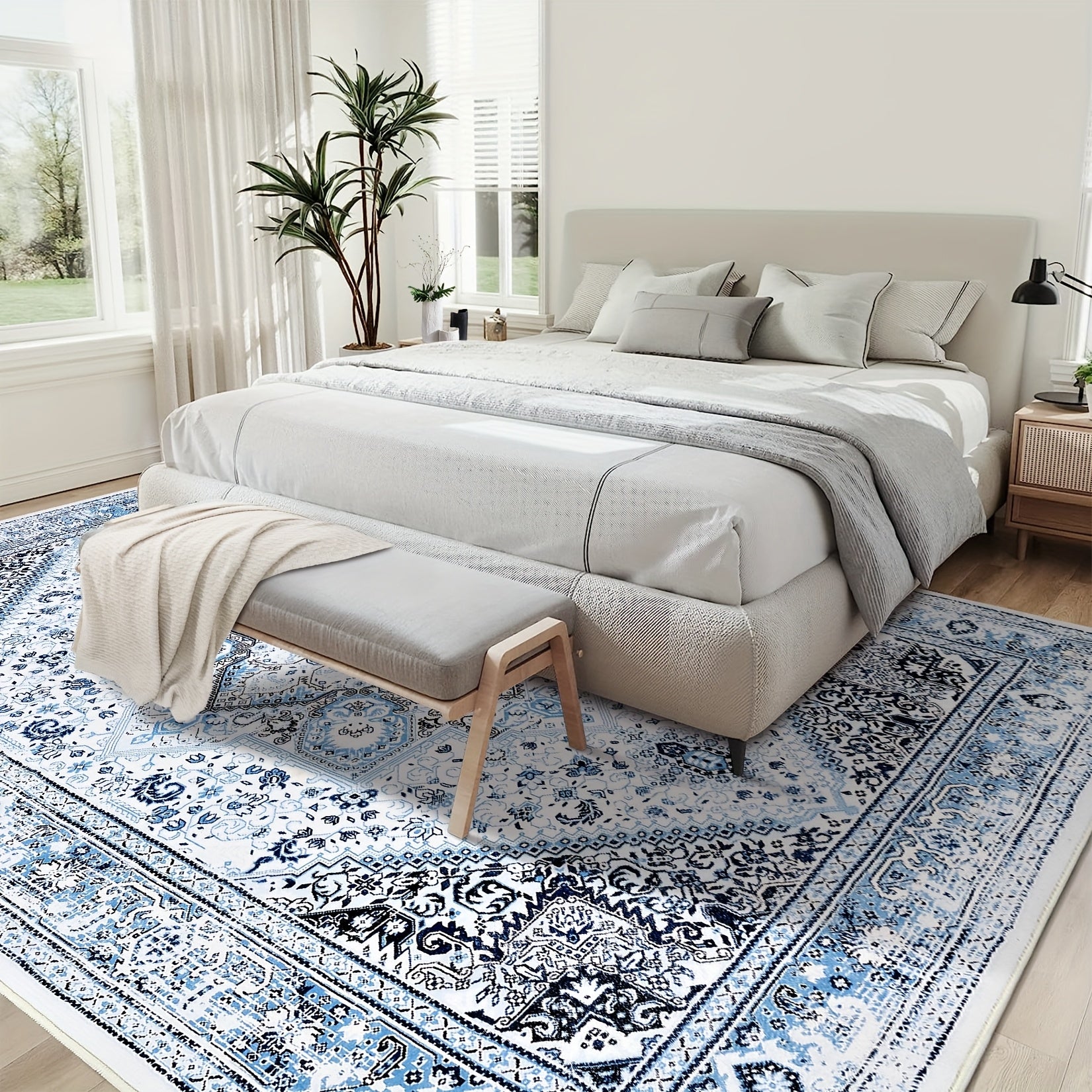 Tapis Oriental Médaillon