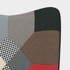 Patchwork Fabric Rocking Chair