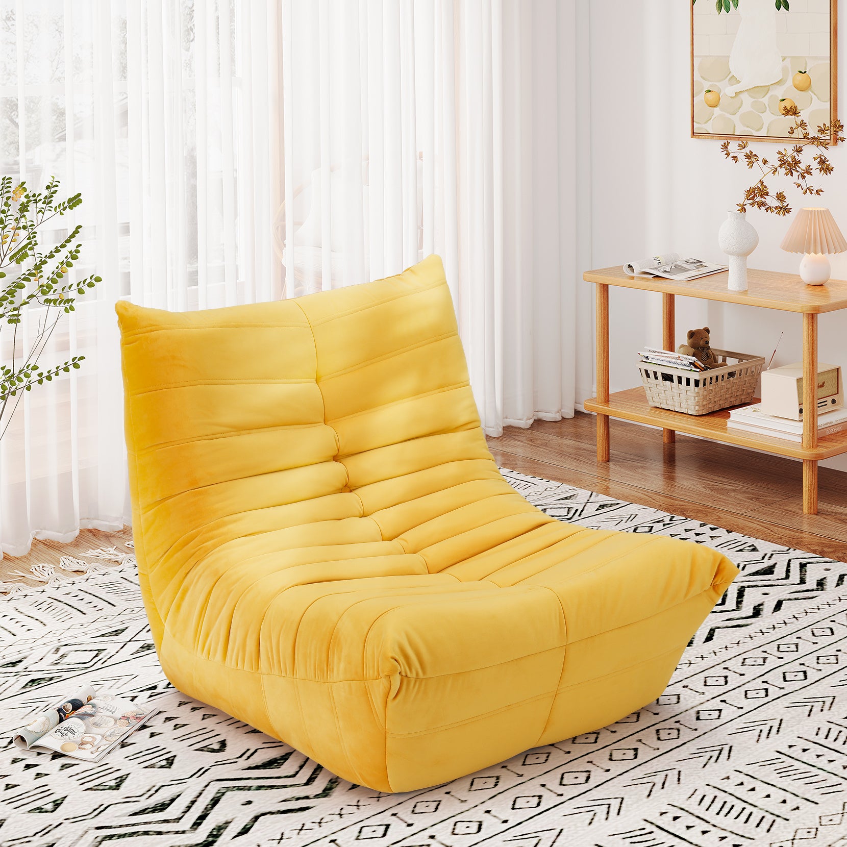 Fauteuil Sol en Suède Confortable