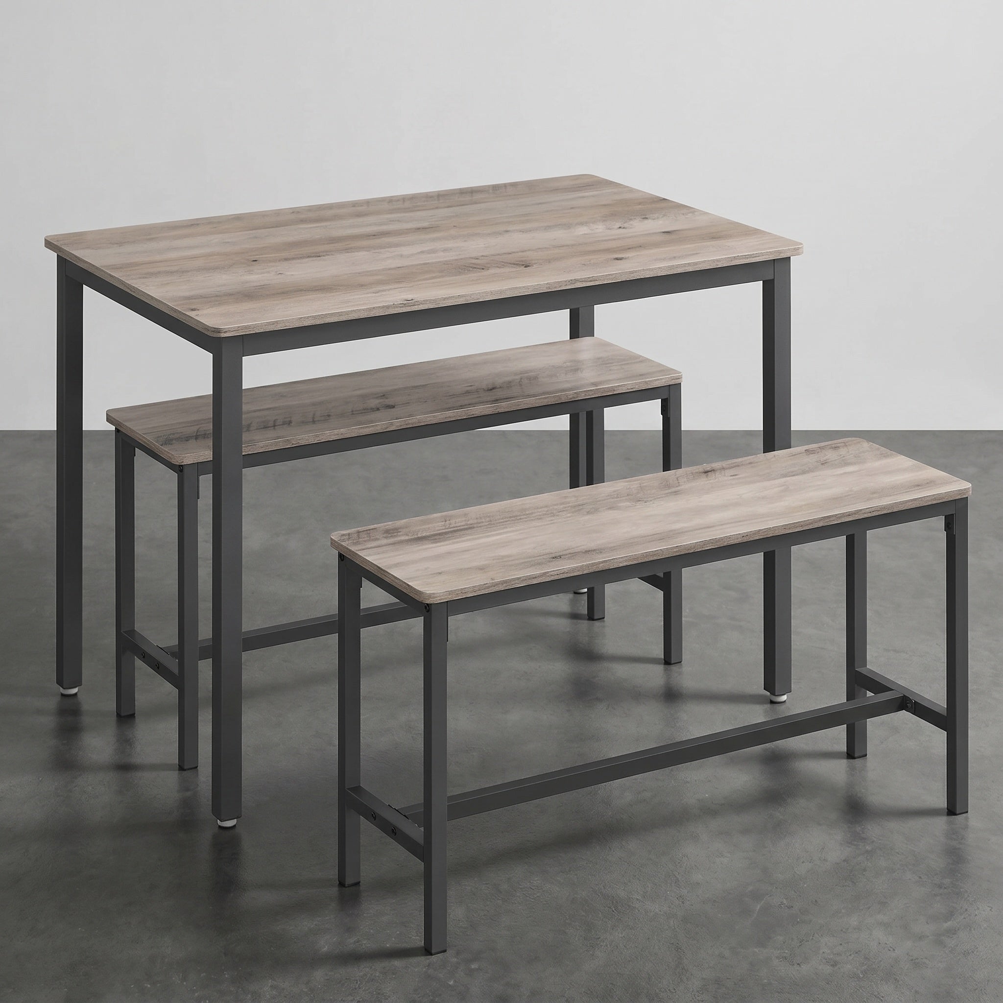 Ensemble Table et Bancs Industriel