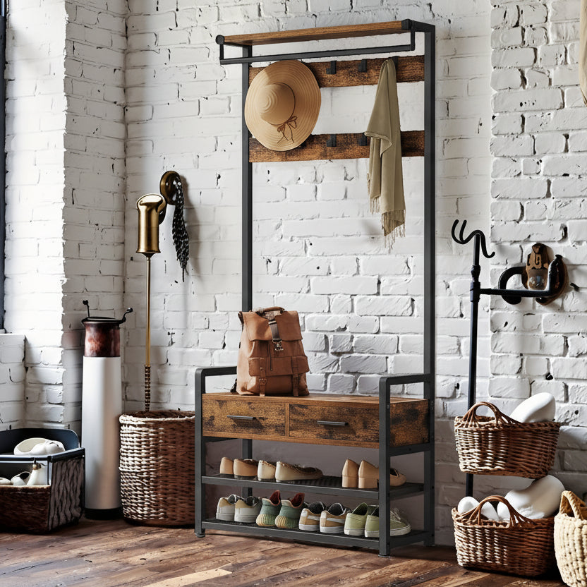 Portemanteau Banc avec Rangement