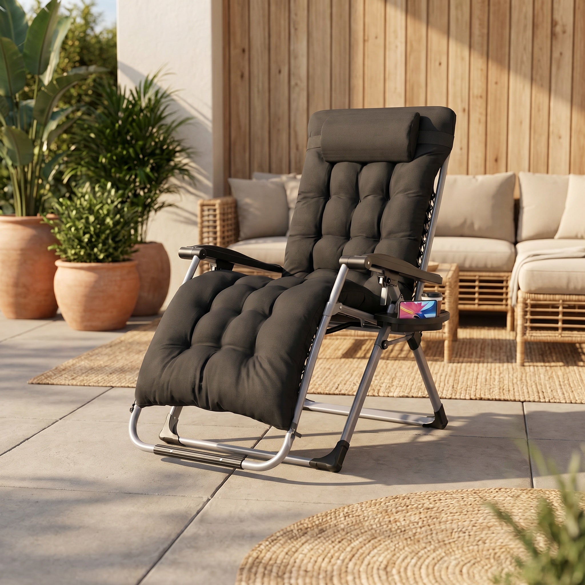 Chaise longue relax polyvalente