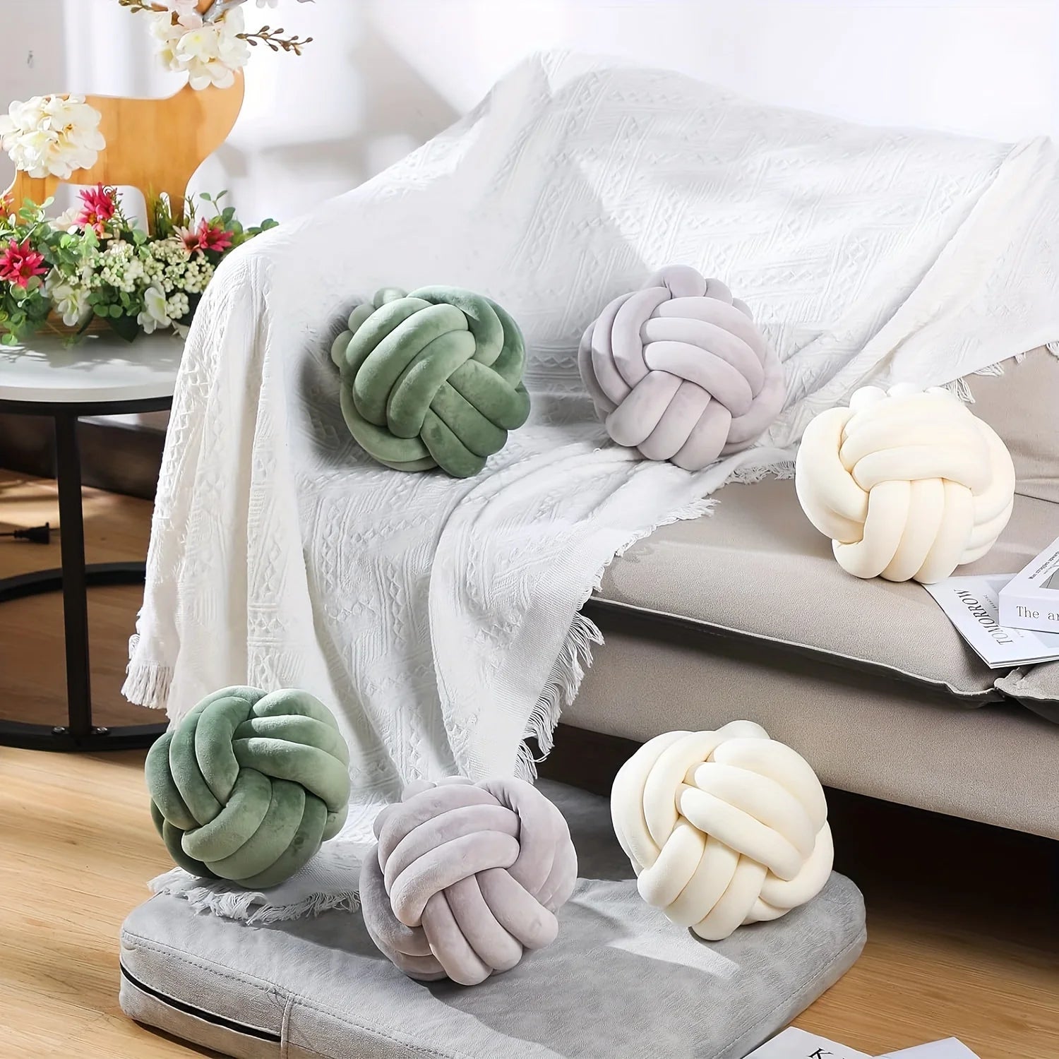 Coussin Nœud Décoratif Moderne