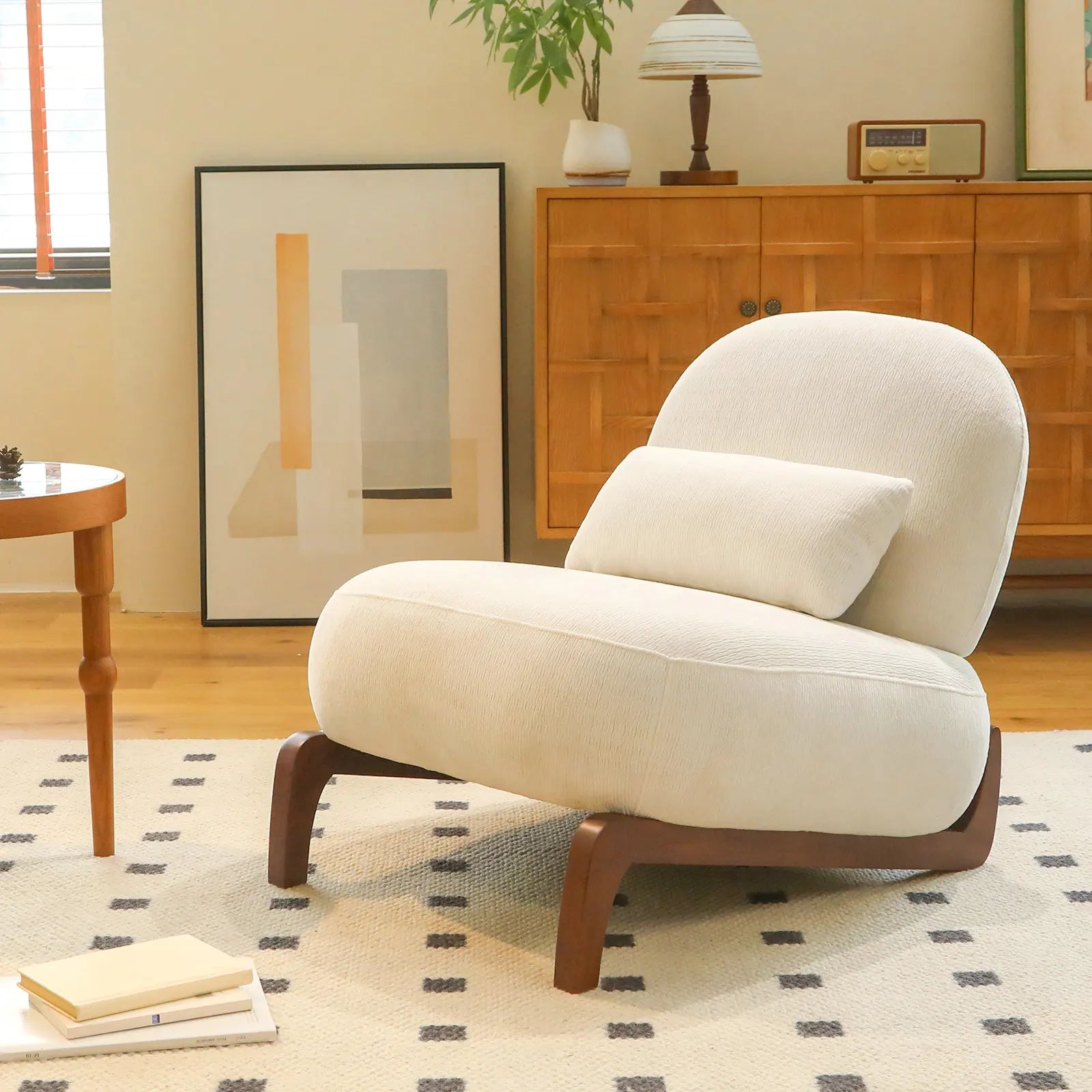 Fauteuil relax incliné avec coussin