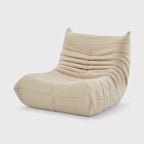 Fauteuil Lazy en Velours Teddy