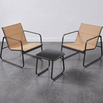 Salon détente duo avec table