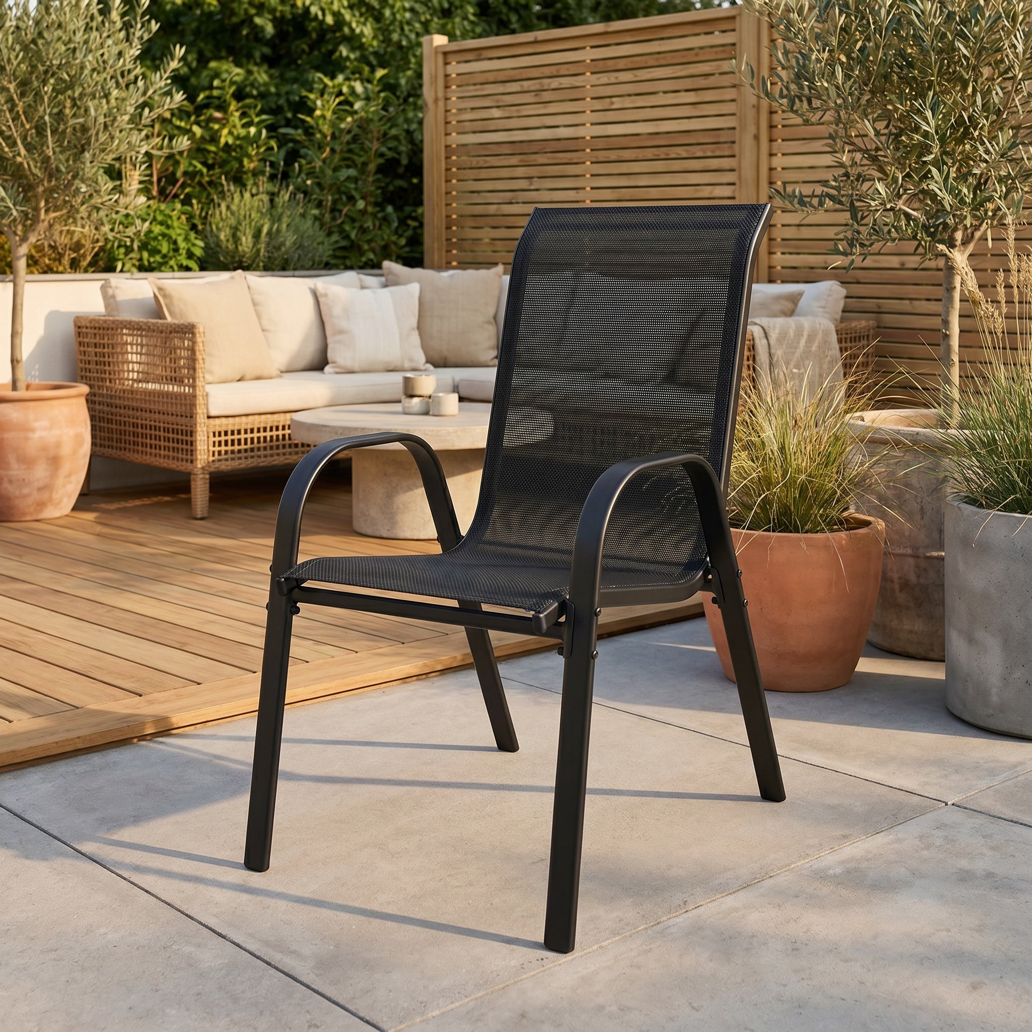 Lot de 6 chaises de jardin
