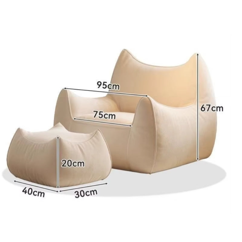 Fauteuil Nordic et Pouf Confort