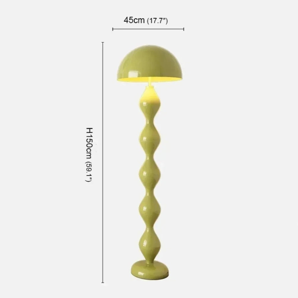 Macaron Creative Mushroom Lamp Living Room Sofa Side Led Floor Lamps Bedroom Bedside Light Senior Sense Of Vertical Lights