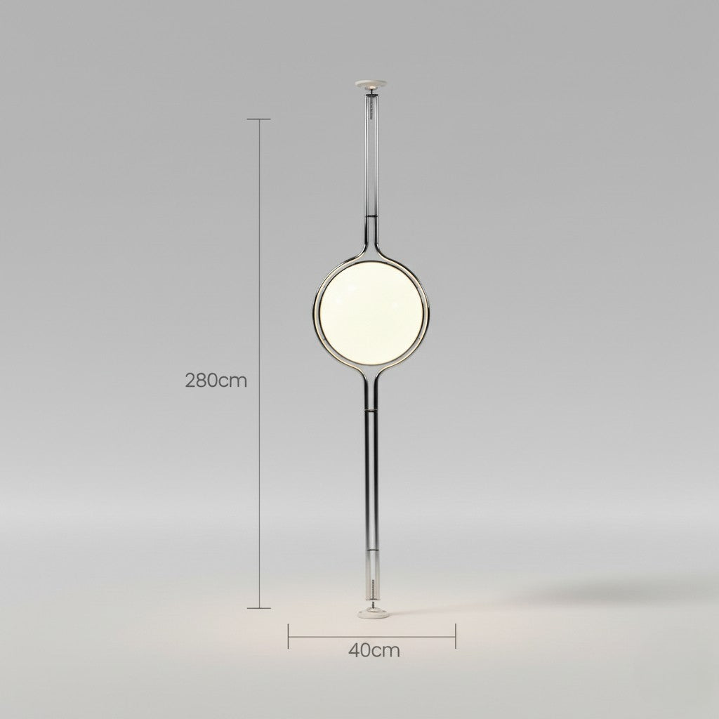 Lampadaire déco avec boule lumineuse