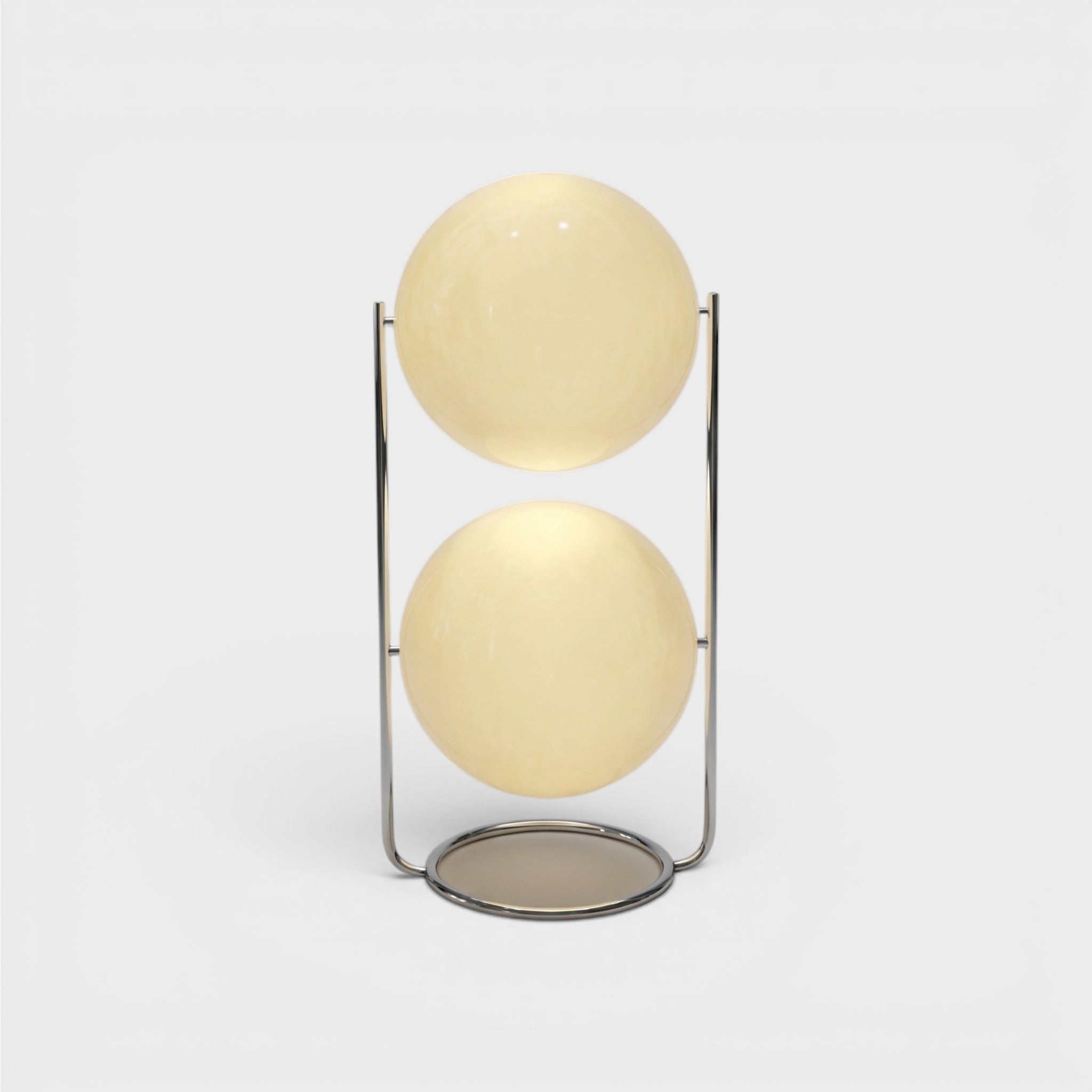 Lampadaire déco avec boule lumineuse