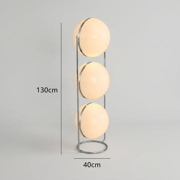 Lampadaire déco avec boule lumineuse