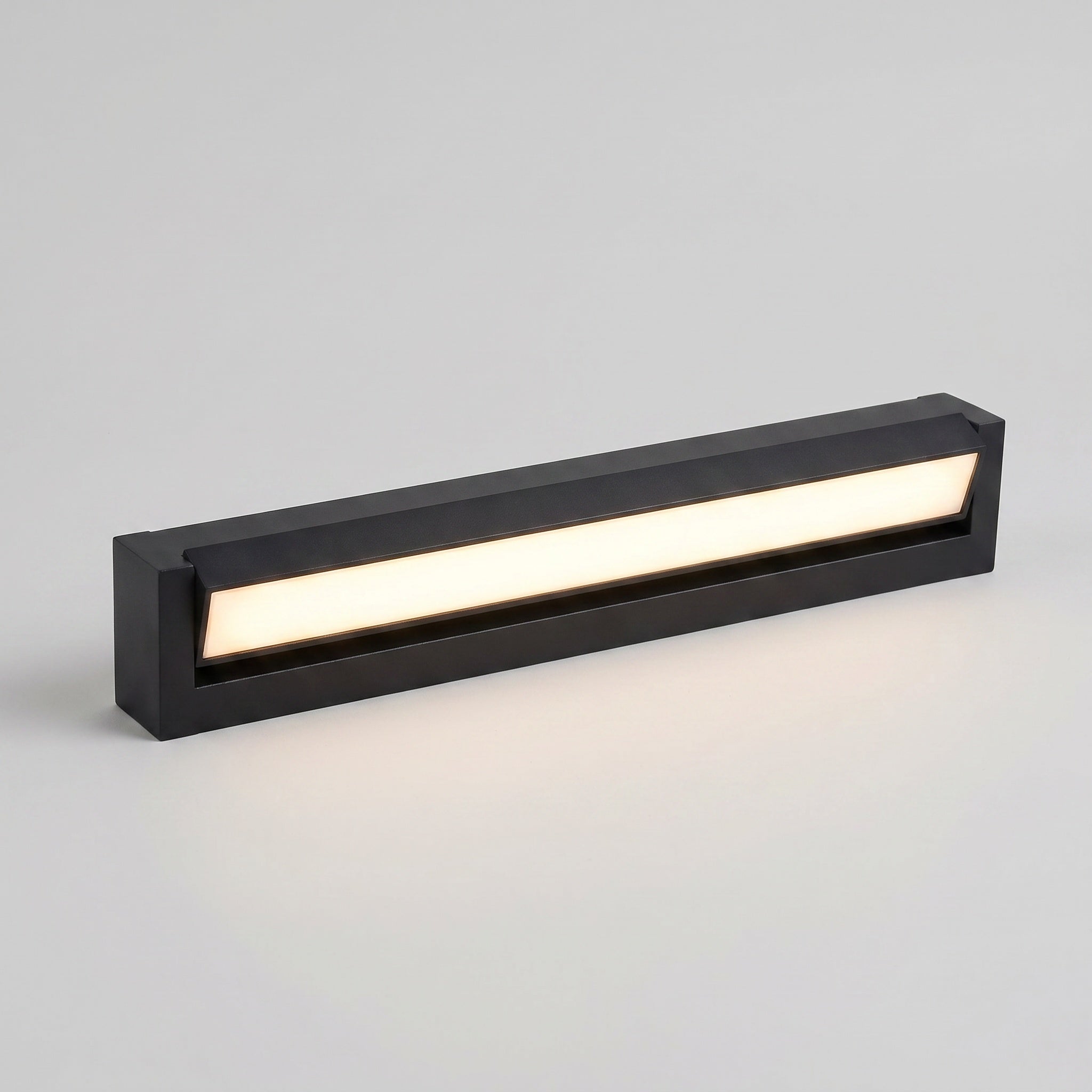 Applique murale LED extérieure design rectangulaire noir