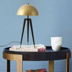 Nordic Postmodern Luxury Retro Art Exhibition Hall Bedroom Living Room Creative Tripod Mushroom Bedside Table Lights Floor Lamp