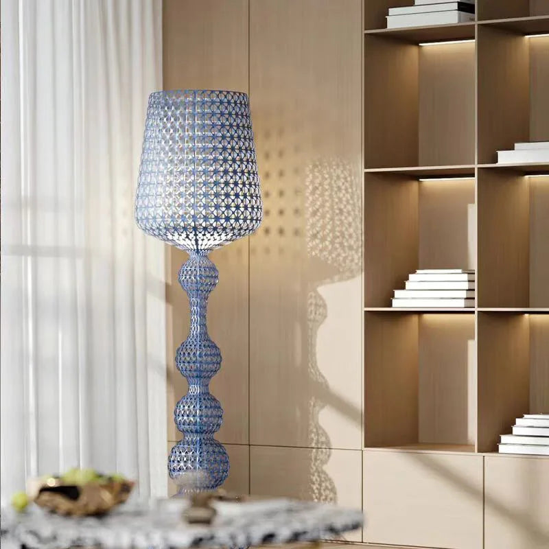 Lampadaire Italien Verre Acrylique