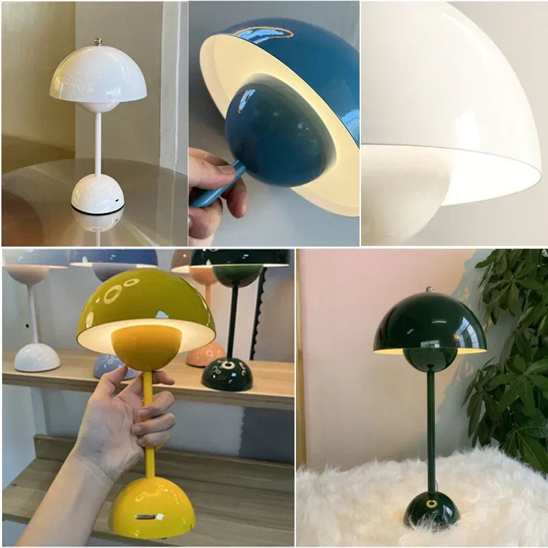Lampe de Table Champignon USB