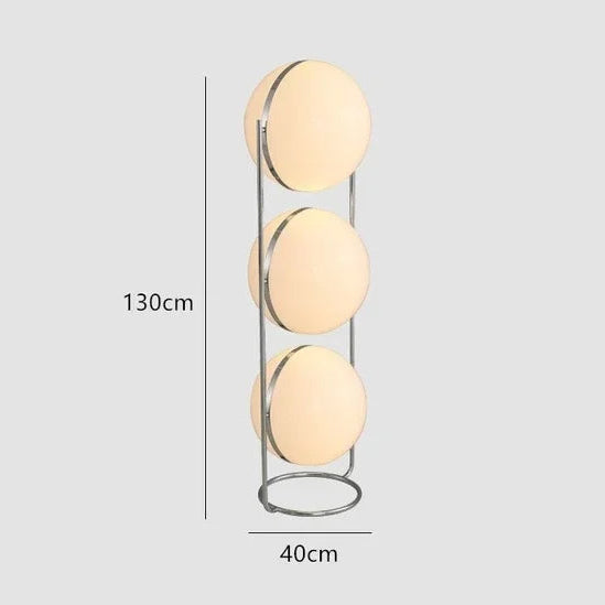 Lampadaire déco avec boule lumineuse