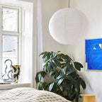 Abat-jour suspendu en papier vintage