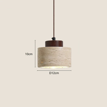Lampe suspendue Wabi-Sabi style japonais