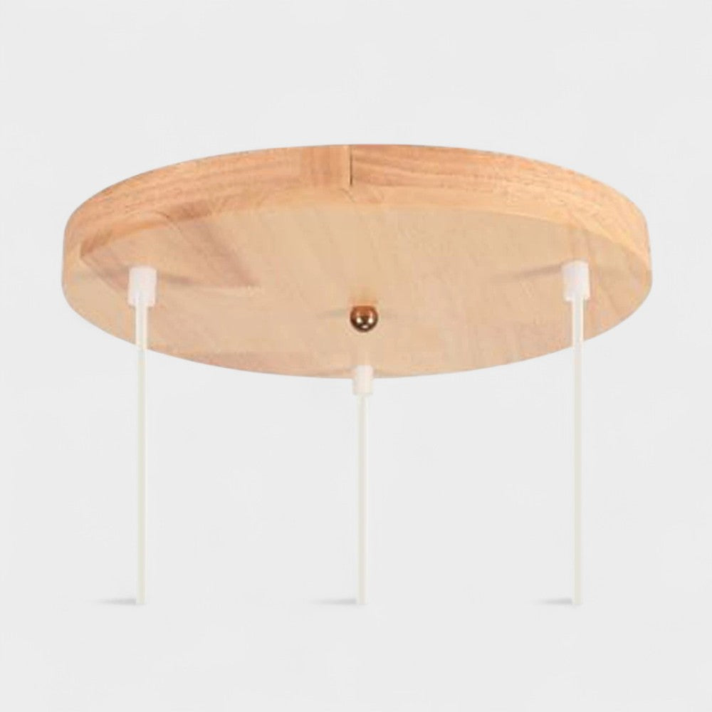 Plafonnier rond 3 trous pour suspension