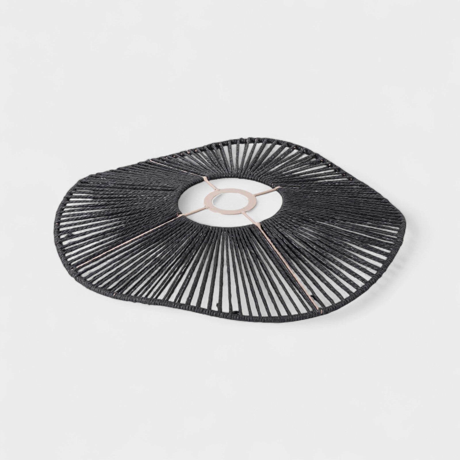 Abat-jour décoratif en corde de papier