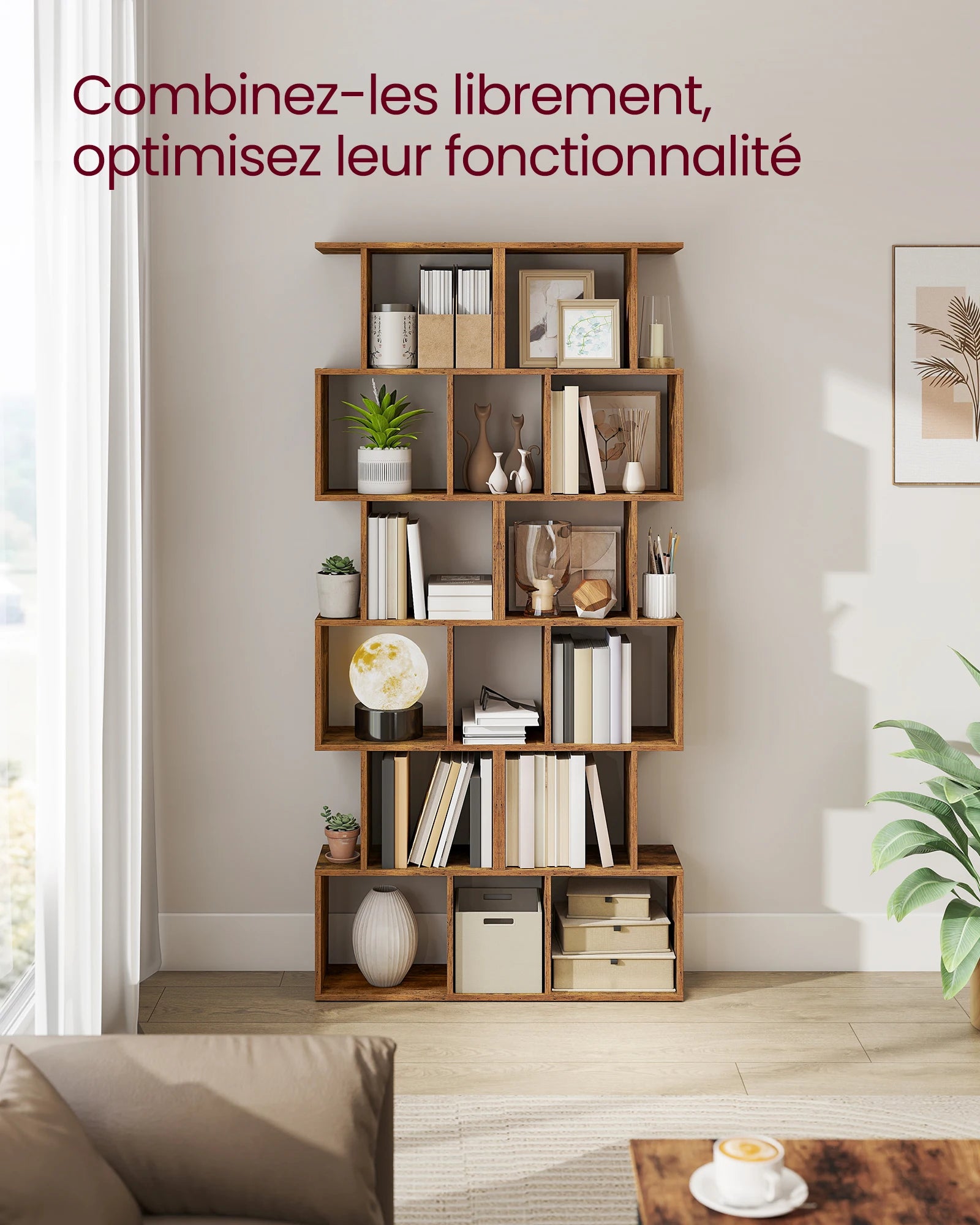 Étagère en Forme de S