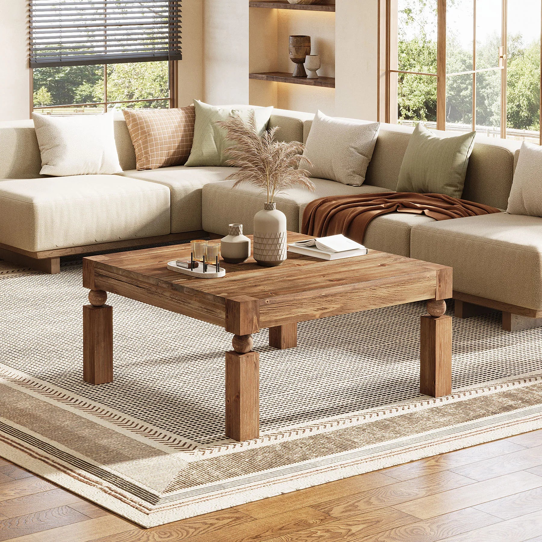 Table Basse Bois Brut