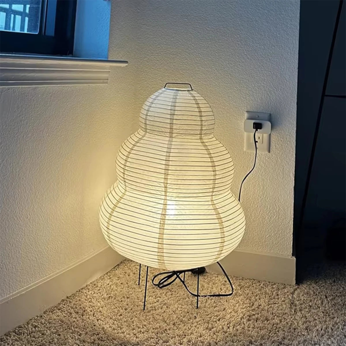 Lampe de Chevet Papier Japonais