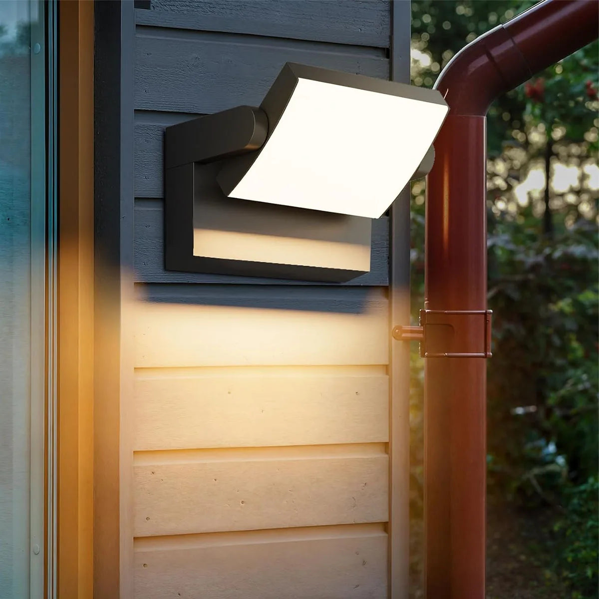 Applique murale LED orientable noir