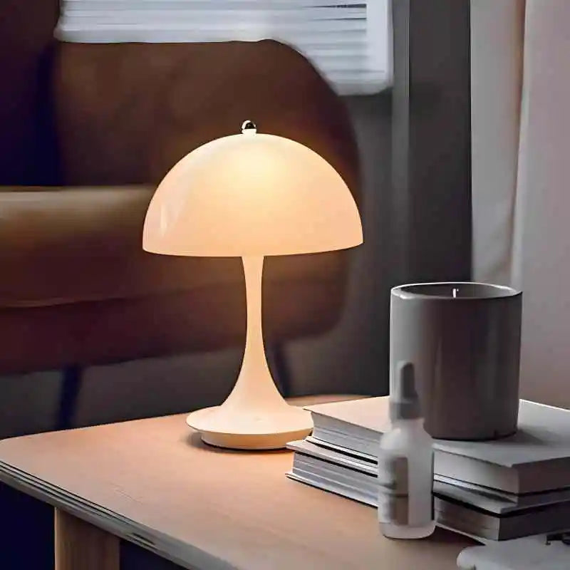 Lampe de table champignon chargement USB